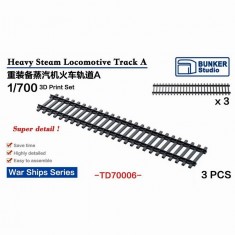 1/700 Steam Locomotive Track A for War Ships