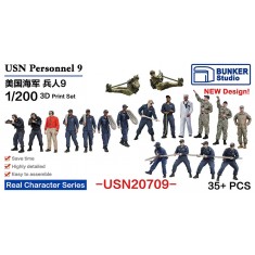 1/200 USN Personnel #9 (35pcs)