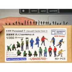1/350 USN Personnel #3 (80pcs)