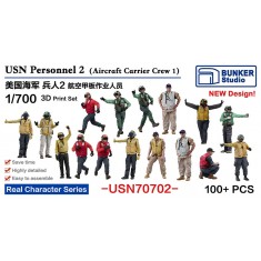 1/700 USN Personnel #2 (100pcs)