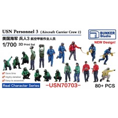 1/700 USN Personnel #3 (80pcs)
