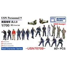 1/700 USN Personnel #9 (80pcs)
