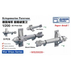 1/200 DKM Paravane Set (9pcs)