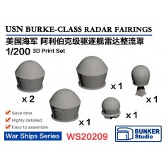 1/200 ARLEIGH BURKE-Class Radar Fairings