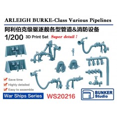 1/200 ARLEIGH BURKE-Class Various Pipelines