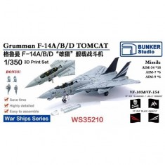 1/350 Grumman F14A/B/D TOMCAT Folded (2pcs) with Decals