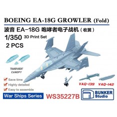 1/350 USN EA-18G GROWLER (Fold, 2pcs with decals)