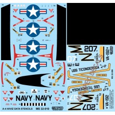 Decals for 1/32 VA-192 Golden Dragons A-4E, USS Ticonderoga 1967