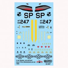 Decals for 1/32 F-4G Phantom 52nd TFW Spangdahlem AB 1985