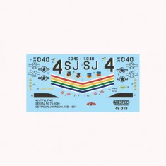Decals for 1/48 McDonnell Douglas F-4E Phantom II 4th TFW, Seymour Johnson AFB 1984