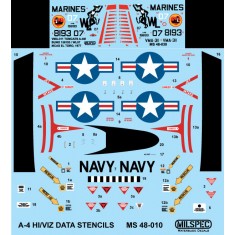 Decals for 1/48 VMA-311 Tomcats, A-4M 1977