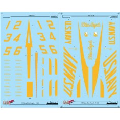 Decals for 1/48 US Navy Blue Angels, F-4J Phantom II, 1969-1