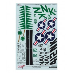 Decals for 1/32 LTV A-7E Corsair II VA-27 Royal Maces VA-27, A-7E 1973 