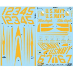 Decals for 1/32 US Navy Blue Angels A-4F Ta-4J Skyhawk 1978