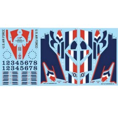 1/32 USAF McDonnell Douglas F-4E Thunderbirds 1972 Decals for Tamiya kits