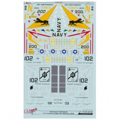 Decals for 1/48 Grumman F-14A Tomcat VF-21 & VF-41