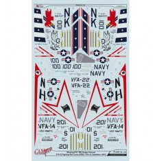 Decals for 1/48 F/A-18E Super Hornet VFA-22 & VFA-14