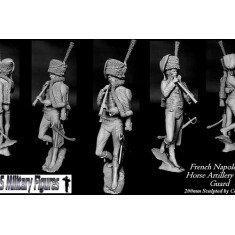 200mm 1/9 Officer Guard Artillery Full figure Battle of Waterloo