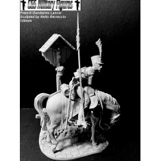 120mm French Gendarme Lancer 1811 Figure with Base