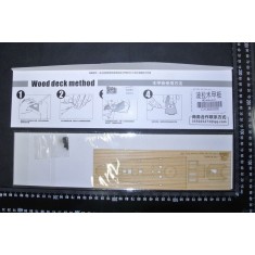 1/350 Italian Pola Wooden Deck for Hobby Boss kits # 86502