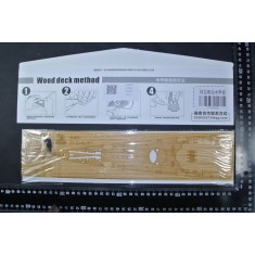 1/350 USS Alaska (CB-1) Wooden Deck w/Metal Chain for HobbyBoss kits #86513