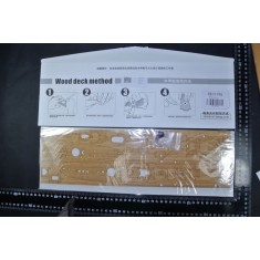 1/350 German Admiral Hipper Wooden Deck w/Metal Chain for Trumpeter kits #05317