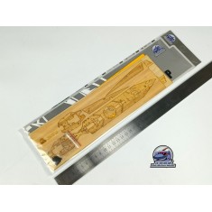1/350 HMS Dreadnought 1918 Battleship Wooden Deck for Trumpeter 05330