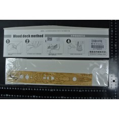 1/700 USS Arizona BB-39 1941 Wooden Deck w/Metal Chain for HobbyBoss kits #83401