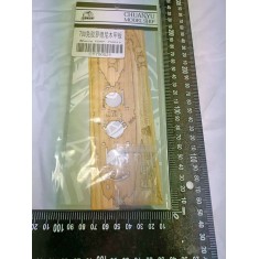 1/700 HMS Rodney Battleship Wooden Deck w/Metal Chain for Meng Model # PS001