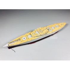 1/700 USS West Virginia BB-48 Battleship 1941 Wooden Deck w/Metal Chain for Trumpeter kits #05771