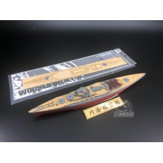 1/700 Japanese Nagato Model 16 Wooden Deck w/Metal Chain for NEXT Fujimi kit #460291