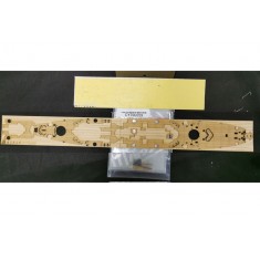 1/700 USS Louisiana BB-71 Wooden Deck & Masking w/Gun Barrel, Chain for Veryfire VF700902