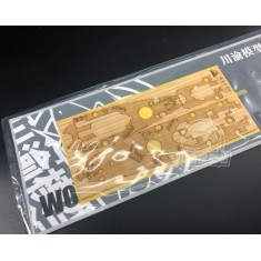 1/700 USS Louisiana BB-71 Wooden Deck & Masking for Veryfire VF700902