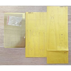 1/350 USS Atlanta Metal Gun Barrels x16 Railings Masking for Very Fire VF350922
