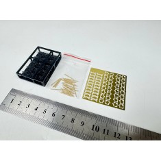1/350 IJN Type 5 Prototype 40mm AA Gun Set (14pcs)
