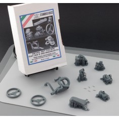 1/12 Fiat 500 595/695 Abarth Detail Set for Italeri Kit