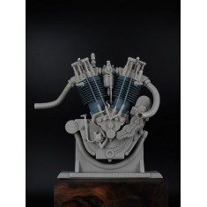1/6 Indian Racer 8-valve Motorcycle Engine