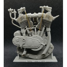 1/6 Harley Davidson Racer 4 valve Engine Resin kit