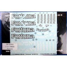 Decals for 1/12 Yamaha YZR-M1 "Fortuna" & TEST 04