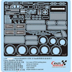 Photoetch - 1/24 Nissan R34 GT-R & Nismo R34 GT-R Z-TUNE