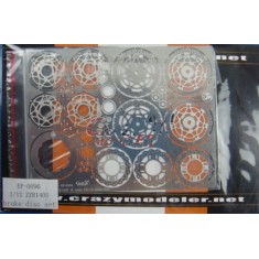 1/12 Kawasaki ZZR1400 & Ninja ZX-14 Brake Disc Set (for Tamiya)