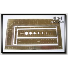 1:1 1:12 1:24 Soft Ruler / Flexible Scale Rules & Set Square