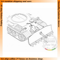 1/35 Razor Blade for Soviet Tanks T-55A/T-62 (BTU-55)