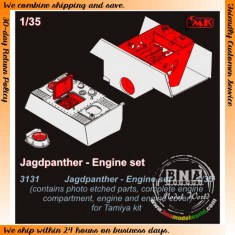 Engine set for 1/35 WWII German Jagdpanther for Tamiya kit