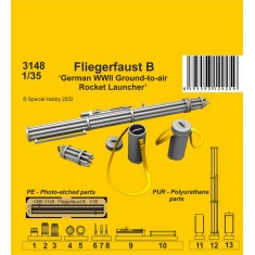 1/35 WWII German Fliegerfaust B Ground-To-Air Rocket Launcher