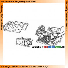 1/48 Hurricane Mk.II Interior Set for Hasegawa kit