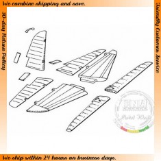 1/48 Ilyushin IL 2M3 Control Surfaces Set for Accurate Miniatures
