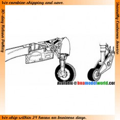1/48 Douglas A-1H Skyraider Undercarriage Set for Tamiya kit