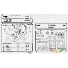 1/48 Boeing P-12/F4B-4 Exterior Set for Classic Airframes kit