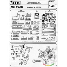 1/48 Messerschmitt Me-163B Detail Set for Dragon/Revell/Trimaster kits
